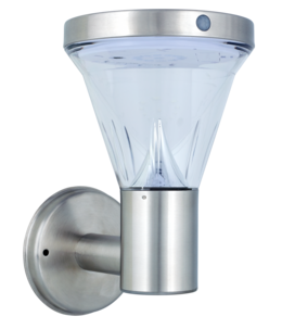 Väggbelysning solcell med rörelsevakt Northlight