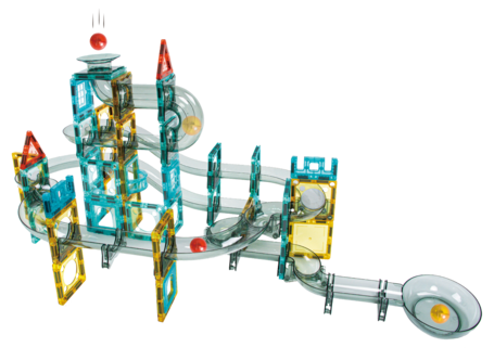 Magnetisk kulbana med 88 delar, från 3 år