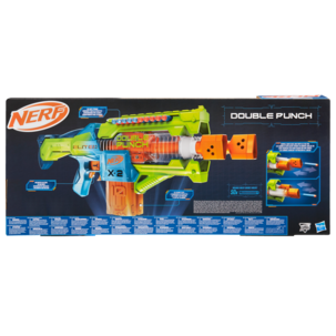 Nerf Elite 2.0 Double Punch Blaster Leikkiase ja 50 ammusta