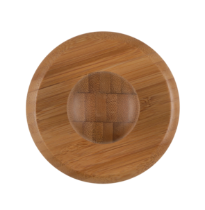 Rund badborste bambu 9,5 cm