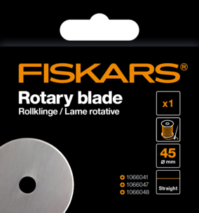 Fiskars Pyöröleikkurin terä 45 mm, 1 kpl