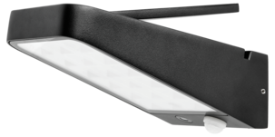 Solcellelampe med bevegelsessensor