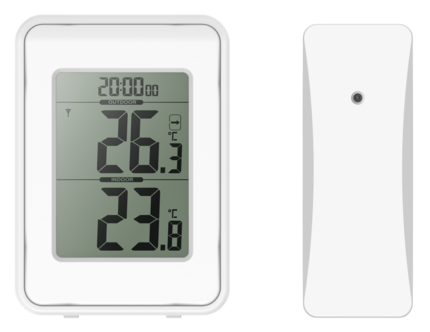Trådløst termometer, inne/ute