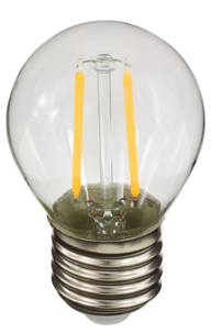 LED-pære 24 V til sminkespeil 2700 K / 110 lm