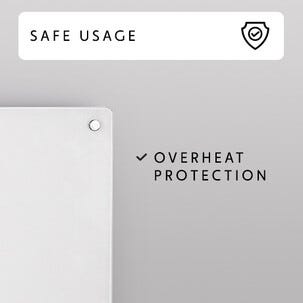 Element med glasfront 600 W 230 V Mill MB600DN