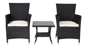 Cafésett av plastrotting