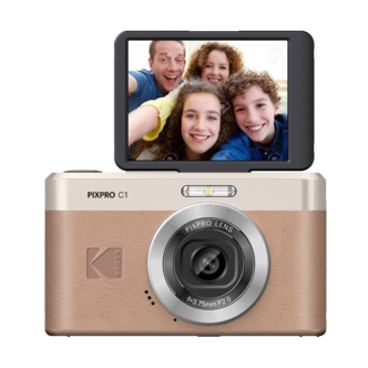 Kodak Pixpro C1 digitalkamera med selfieskärm