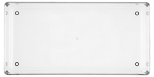 Skuffeinnsats transparent høyde 7,3 cm