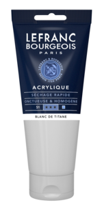 Akrylfärg Lefranc & Bourgeois Fine titanvit 200 ml