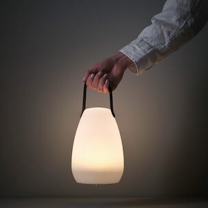 Lykta solcell uppladdningsbar campinglampa RGB