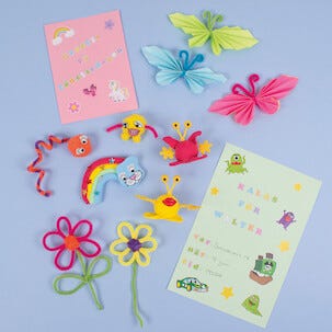 Extra stort pysselset barn, 300 delar, från 5 år