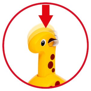 Brio giraff Push & Go, från 1 år