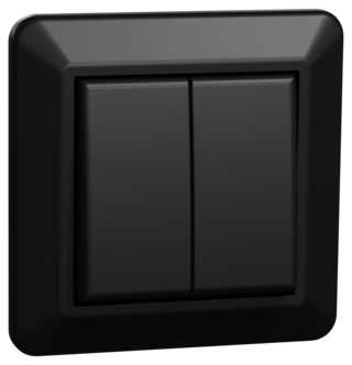 Elko RS strömbrytare kron, svart