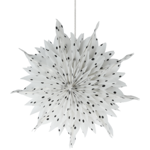 Prickig adventsstjärna i papper 50 cm, Northlight