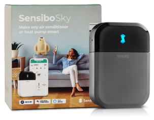 Sensibo Sky fjärrkontroll för AC, värmepump, svart