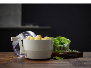 Potatisskalare med vev, salladsslunga