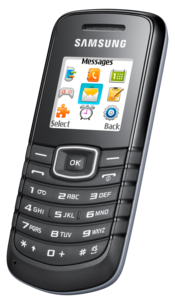 Mobiltelefon Samsung E1080 med Comviq kontantkort