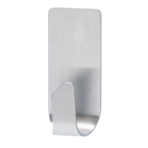 Tesa Waterproof självhäftande krok 2 kg, krom, 1-pack