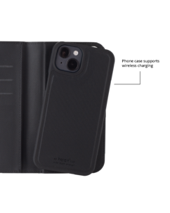 Lompakkokotelo iPhone 14 Plus, Holdit Black