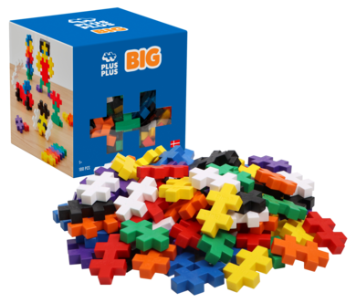 Plus Plus Big Basic 100 palaa, yli 1-vuotiaille
