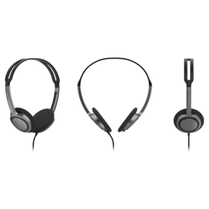 Exibel hörlurar on ear 3,5 mm, 1,5 m kabel