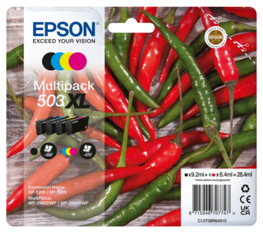 Epson 503XL Chilifrukter Multipack blekkpatronsett