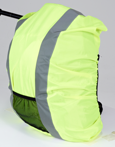 Asaklitt reflekterende regntrekk til ryggsekk