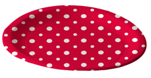 Kuviollinen paperilautanen