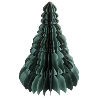 Pappersgran dekoration, veckad med magnet, 50 cm