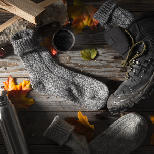 Villasukat meleerattu 2 paria