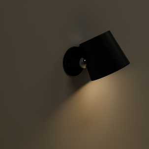 Laddningsbar vägglampa med klämma och magnetfäste