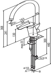 Damixa Space kjøkkenblander