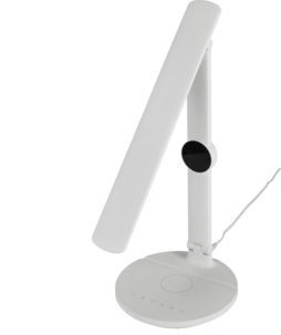 Skrivebordslampe med trådløs Qi-lading