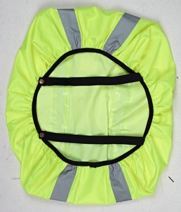 Asaklitt reflekterende regntrekk til ryggsekk