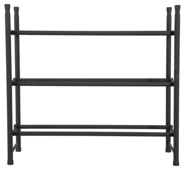 Skohylla ställbar, metall