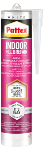 Pattex Akryylimassa sisäkäyttöön, valkoinen
