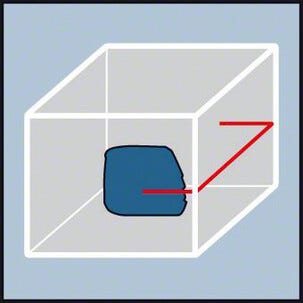 Krysslaser Bosch GLL 2-50 och stativ BT 150 Professional