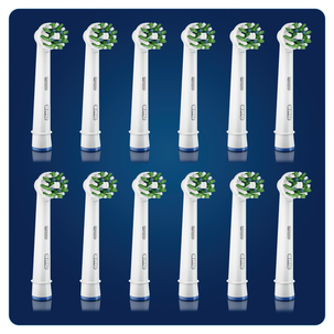 Oral-B Cross Action, borsthuvud, vit