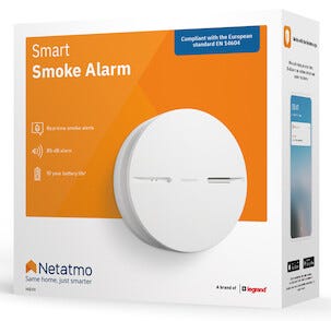 Netatmo smart optisk brandvarnare, 10 års batteri