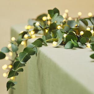 Ljusslinga med LED-bollar, timer, IP44, 10 m