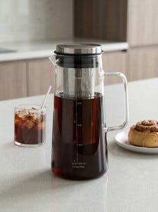 Cold brew kaffekanna för kallbryggt kaffe, 1 liter