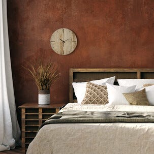 Stor väggklocka i FSC-märkt trä, 36 cm