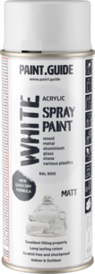 Paintguide sprayfärg vit RAL9010, 400 ml