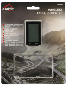 Asaklitt Trådløs sykkelcomputer 
