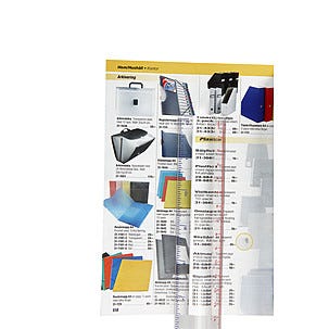 Linjal med forstørring