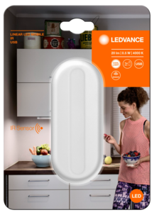 Kaappivalaisin Ledvance Linear LED Mobile IR USB