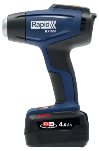 Rapid RX1000 liten varmepistol 18 V, med batteri