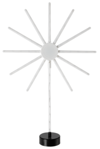 Stjerne med fyrverkeri- og lyseffekter i farger, LED, 55 cm