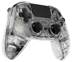 Deltaco kontroll för PS4 och PC, transparent RGB