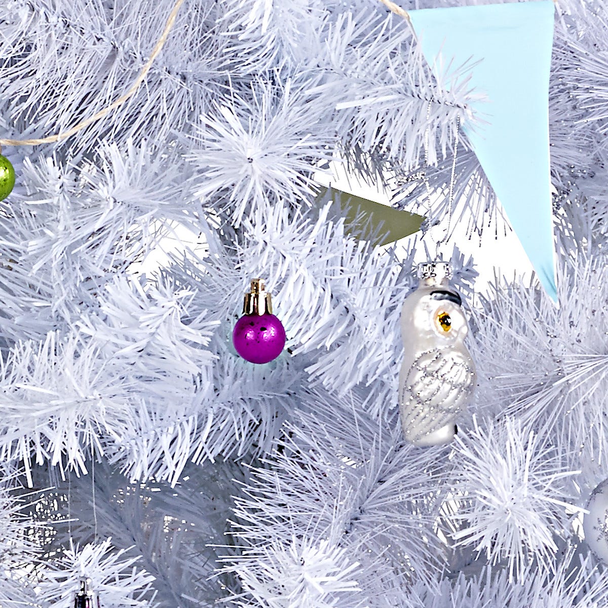 Julgran Vit, 180 cm Clas Ohlson